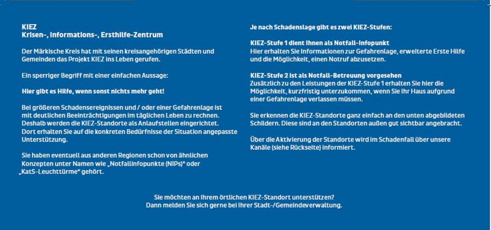 Krisen-, Informations-, Ersthilfe-Zentrum