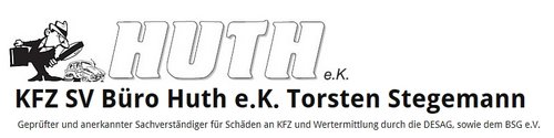 Logo KFZ SV Büro Huth e.K. Torsten Stegemann
